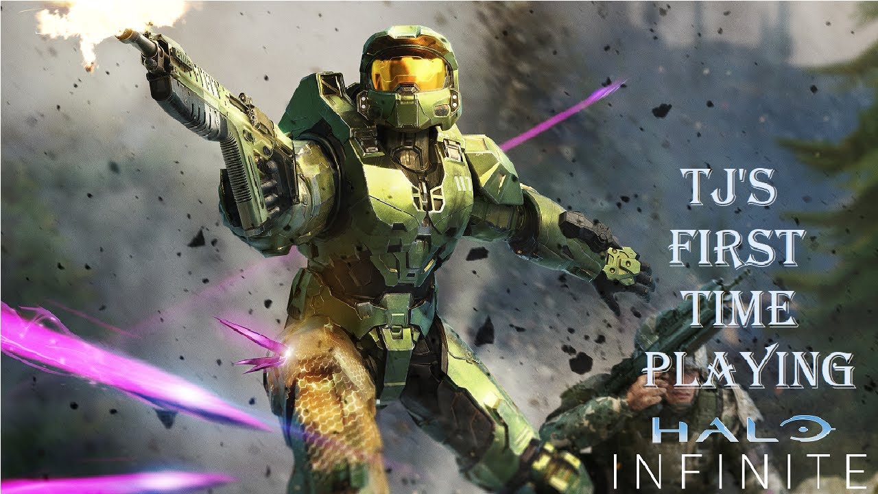 TJ's First Time Playing Halo Infinite - YouTube