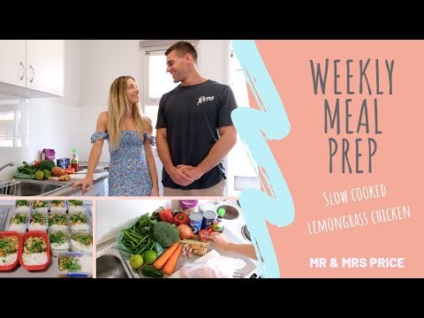 WEEKLY MEAL PREP | LEMONGRASS CHICKEN | MR & MRS PRICE