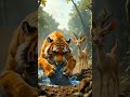 Jungle Mein Pyasa Hiran 🦌 | Ek Seekh Bhari Kahani #viral #cuteanimals #kidsvideo