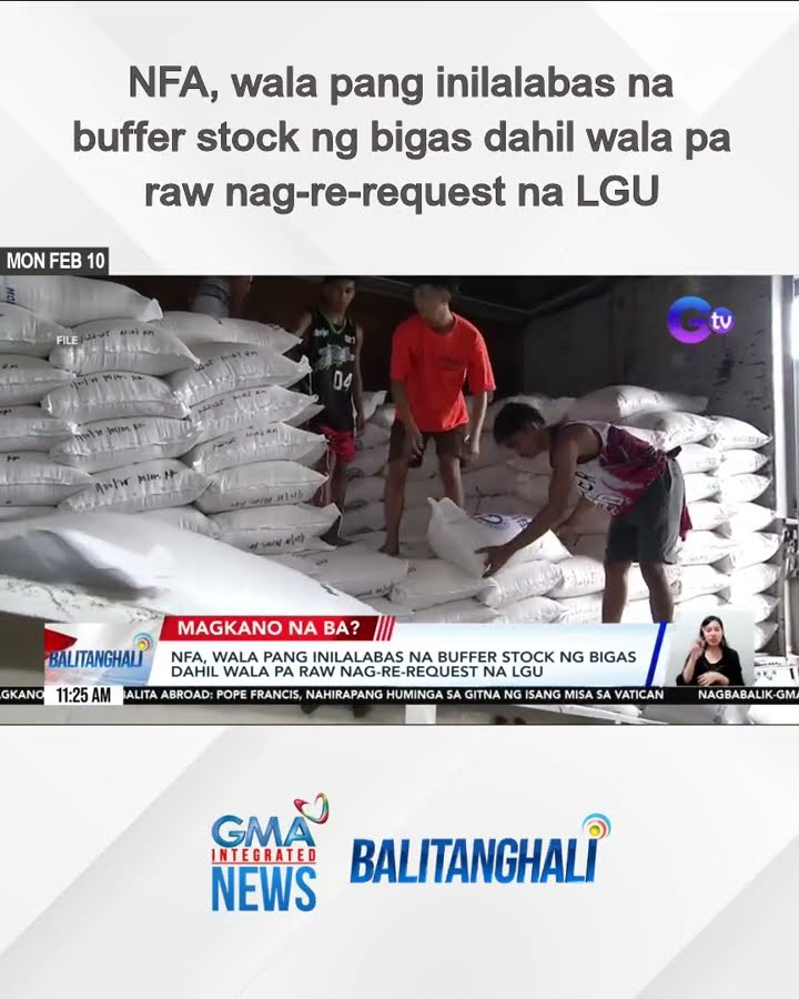 NFA, wala pang inilalabas na buffer stock ng bigas dahil wala pa raw... | Balitanghali