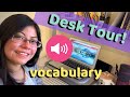 Spanish Listening Practice | Mi escritoro (My desk)