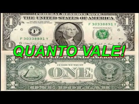 QUANTO VALE 1 DÓLAR ? 