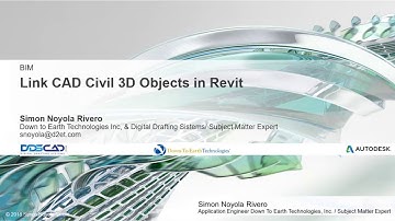 AUTODESK CIVIL 3D 2019 LINK CAD REVIT