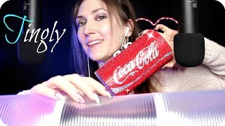 ASMR Scratching \& Tapping 9 Tingly Textures 💎 1.5 Hour Sounds \& Whispers For Tingles \& Sleep 😴