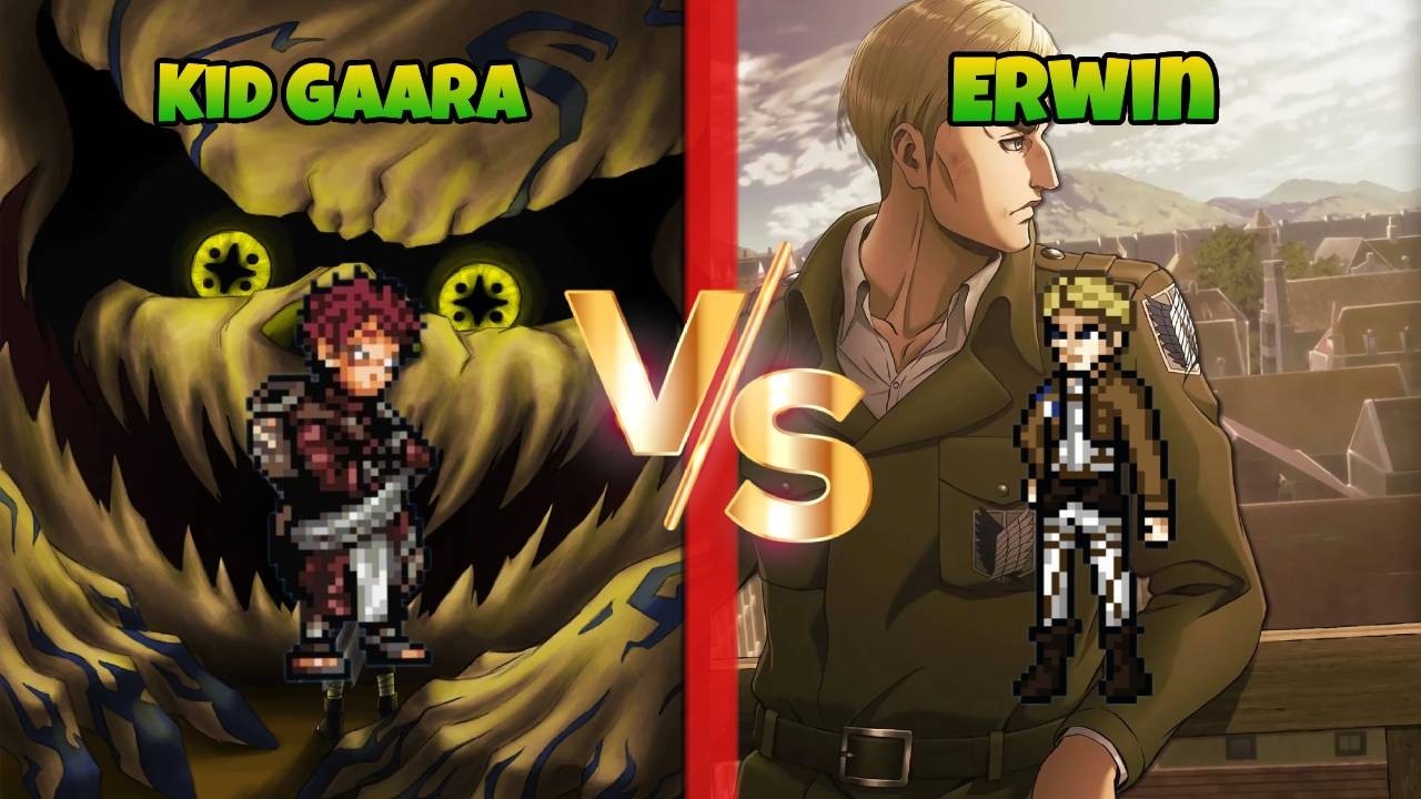 Jump Force MUGEN Kid Gaara vs Erwin