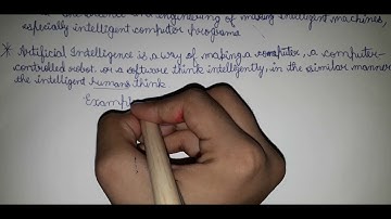 Class8 Computer Ch 1 Artificial intelligence (Excite)