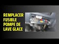 Panne de LAVE GLACE  sur VW polo 5 REMPLACEMENT DU FUSIBLE