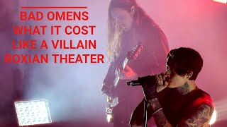 Bad Omens - 'What It Cost' & 'Like A Villain' live - Roxian Theater, Pittsburgh