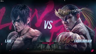 Tekken 8 law vs fakhuram aggressive Gameplay