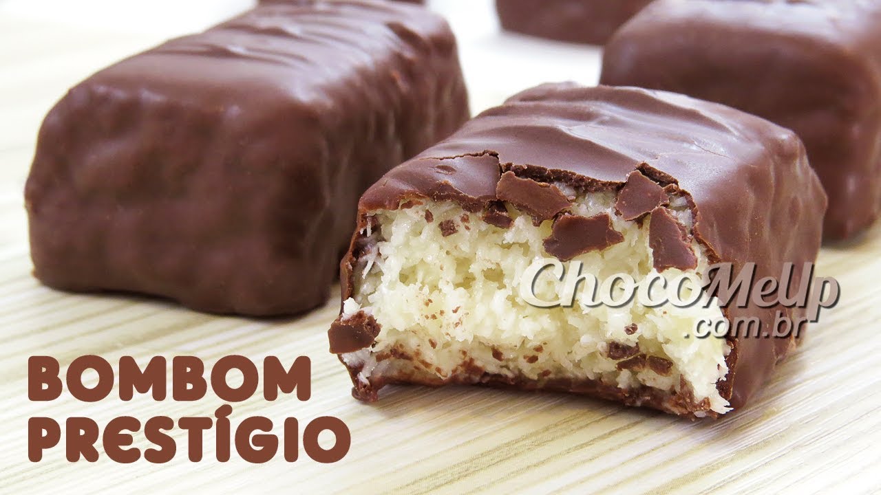 BOMBOM PRESTÍGIO CASEIRO COM 3 INGREDIENTES RECEITA FÁCIL CHOCOMEUP