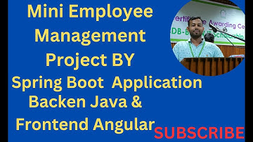 Employee management part-03 || Mini project with Spring Boot || Backend Java & Frontend Angular