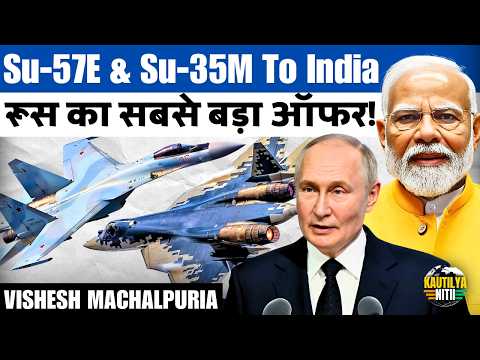 Russia Offers Su-57E & Su-35M to India | Stealth Jets with Full Tech Transfer!