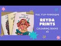 Reyda prints coloring books flipthroughs  adult colouring