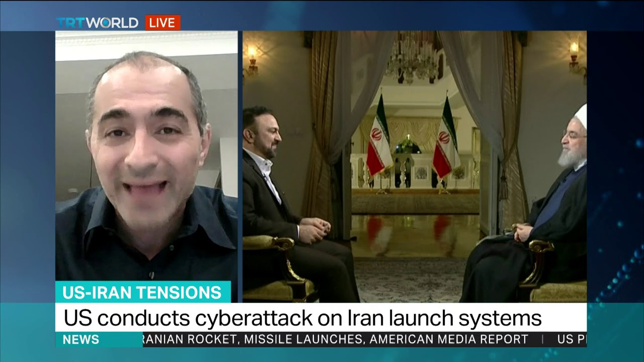 US-Iran Tensions: Interview with Nader Hashemi newspaper mockup