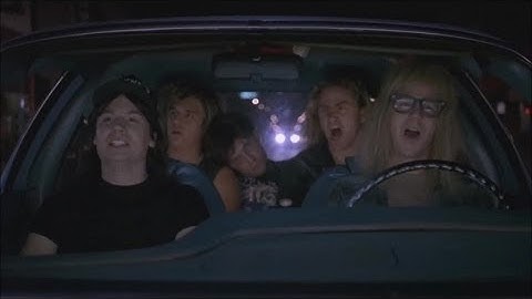 ‘Bohemian Rhapsody’ scene from Wayne’s World Movie. #BoRhap40