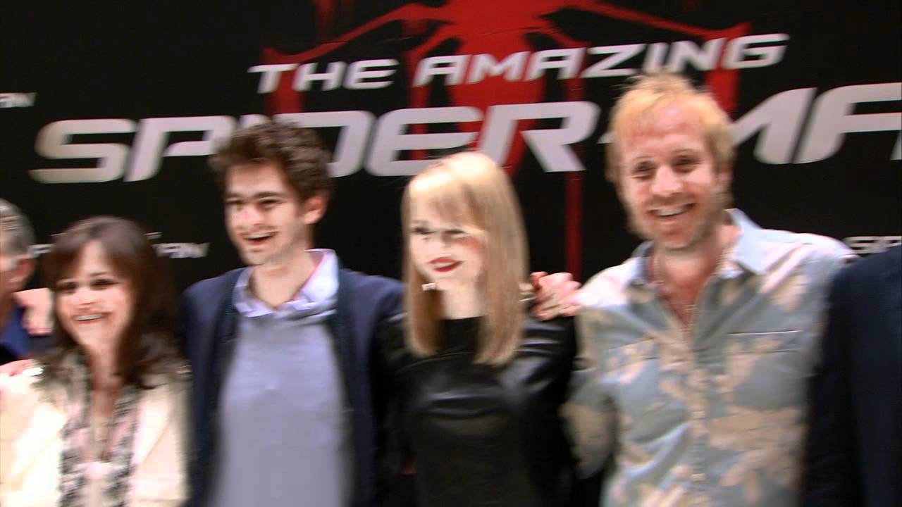 The Amazing Spider-Man Photocall (Elenco de El Asombroso Hombre-Araña) 