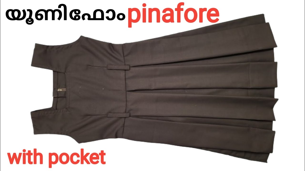 School uniform pinafore cutting and stitching | girls uniform petticoat