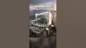 Industrial Welding Cell Guard: Collaborative Robot & Forklift Safety Barriers  #weldingcobot