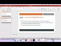 Unix Commands pwd - print working directory