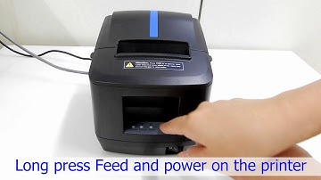 MUNBYN 80mm thermal printer enable DHCP setting new setting tool V3.1