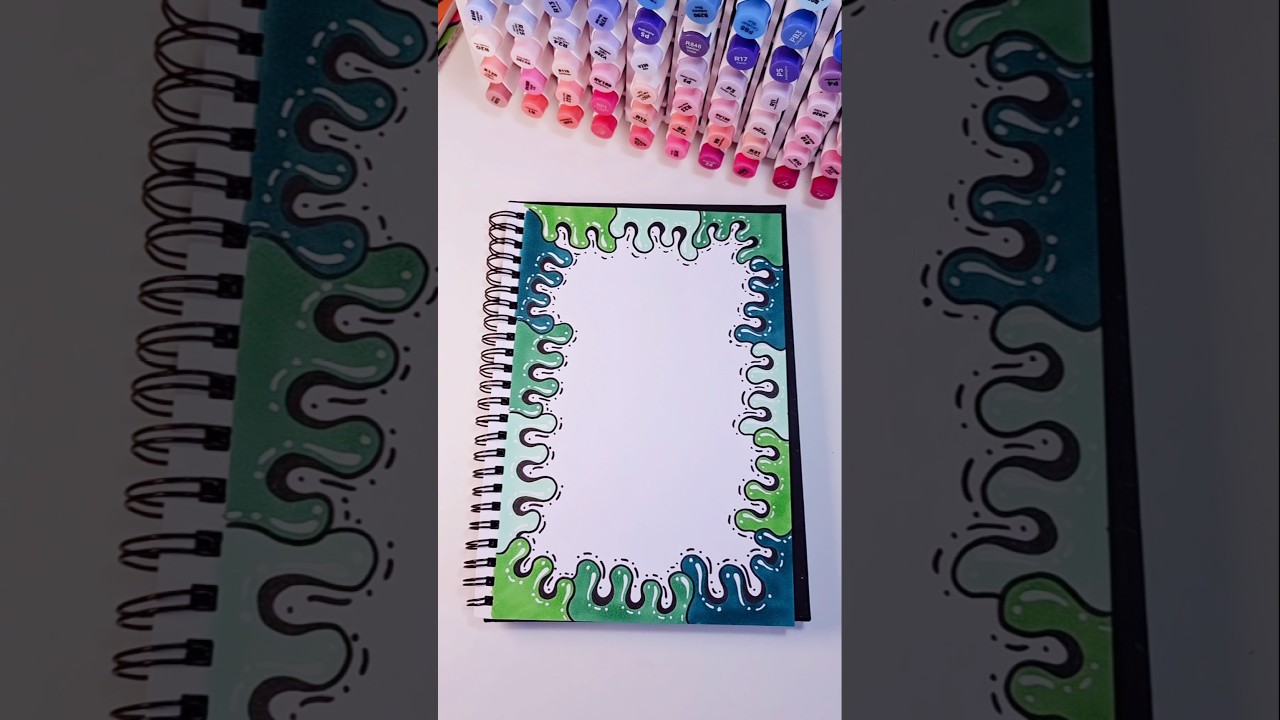 Green border drawing! 💚