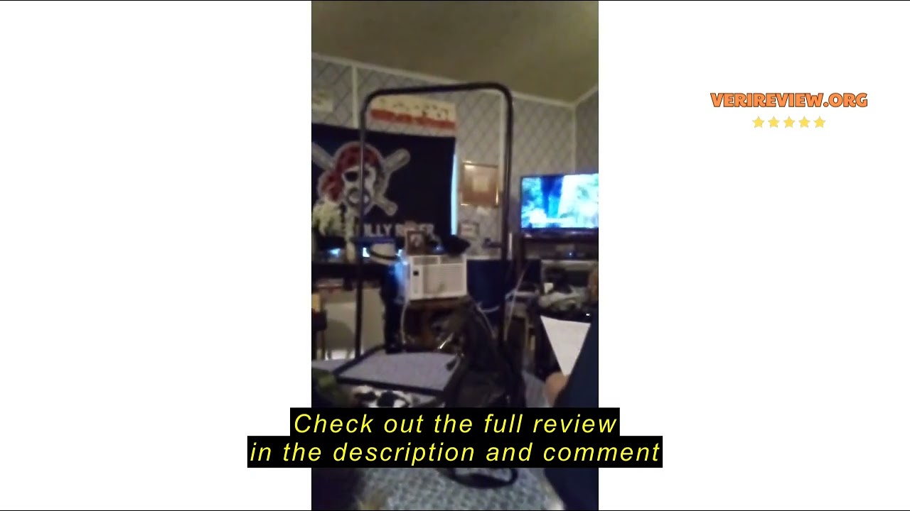 Review COSCO 5-Piece Folding Vinyl Top TV Tray Set with Storage Rack