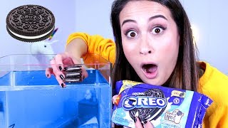 WAT GEBEURT ER ALS JE OREO'S IN WATER GOOIT? || Blijven Drijven screenshot 2