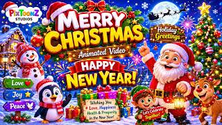 Merry Christmas | Animated Video | Happy New Year | Holiday Greetings | Pixtoonz Studios