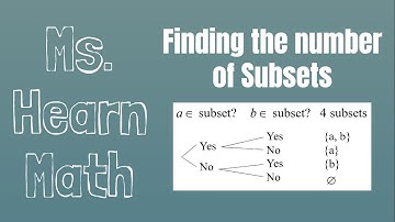 Set Theory Chapter: Finding Number of Subsets of an n-element set
