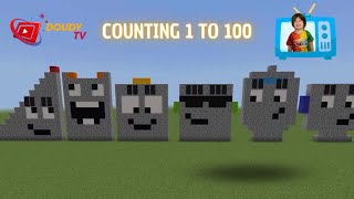 COUNTING 1 to 100 Minecraft Numberblocks | COVER OF OWIE TV | BY DOUDY TV Wealth