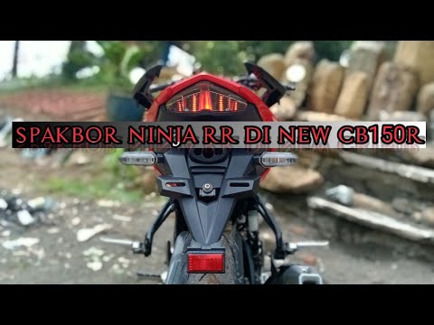 spakbor ninja rr di cb150r dan cara pasang