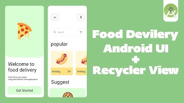✅ Food  Delivery App Android Design | how to make food delivery app android studio tutorial 🔥
