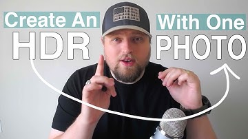 How To Create An HDR With ONE Single Photo