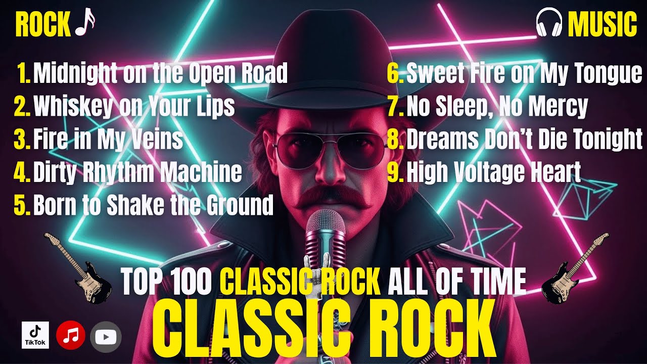 Top 500 Classic Rock Songs 70s 80s 90s 🔥 Pure Rock Energy from the Golden Era