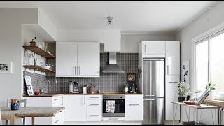 Холодильник в Интерьере Кухни - 2018 / Refrigerator in the Interior Kitchens / Kühlschrank im Küchen