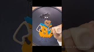 Shorts - Fred & Wilma Flinstone Pancake Art