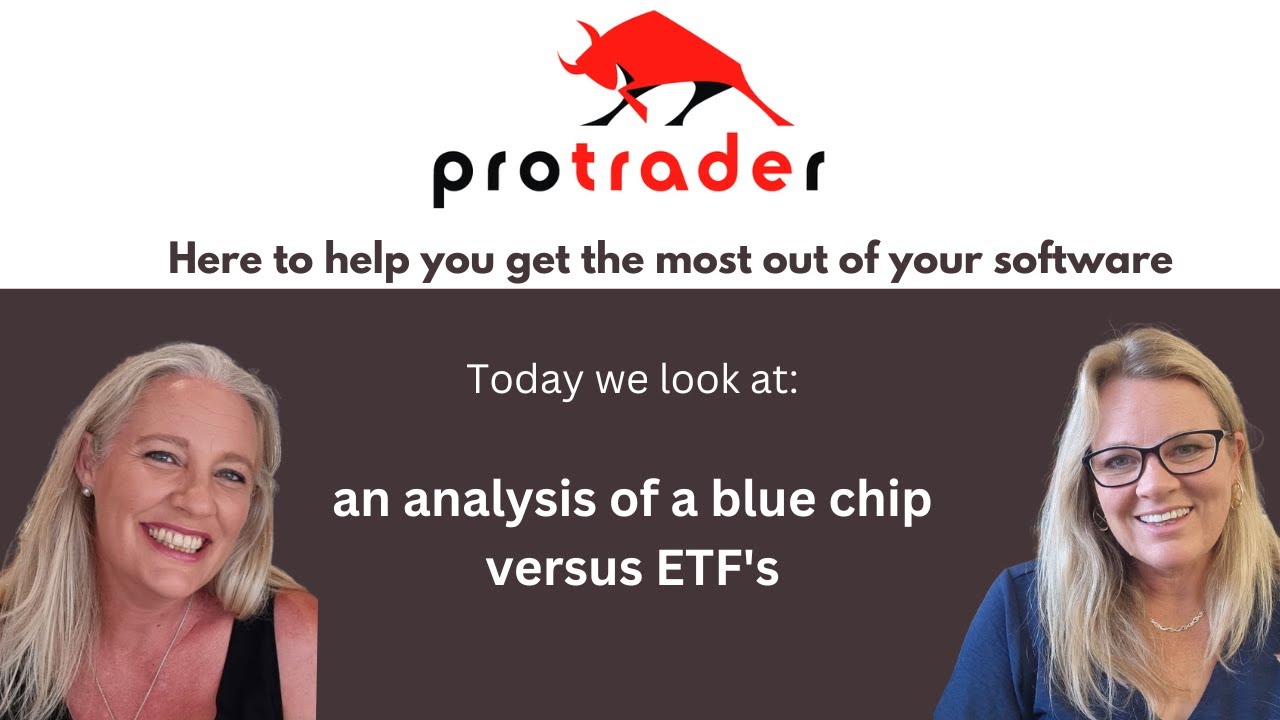 An analysis of a blue chip stock versus as ETF. YouTube