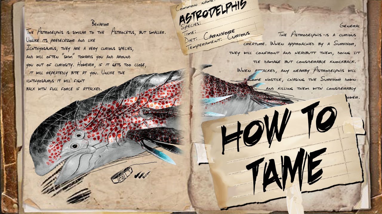 Ark Survival Evolved How To Tame Space Dolphin (Astrodelphis) YouTube