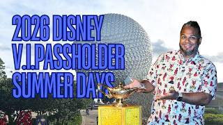 Summer 2026 Disney Passholder Exclusives