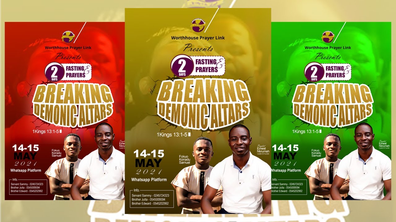 Free Church Flyer Template Design in Adobe Photoshop Step by Step - - free  psd church flyer template - YouTube