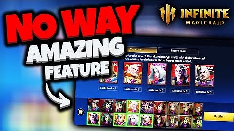 [Infinite Magicraid] NO WAY!!! Amazing Testing Feature Added