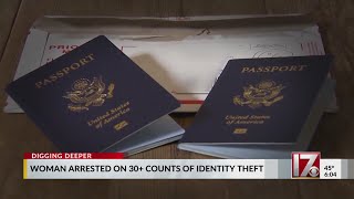 Woman arrested in Raleigh on more than 30 counts of identity theft