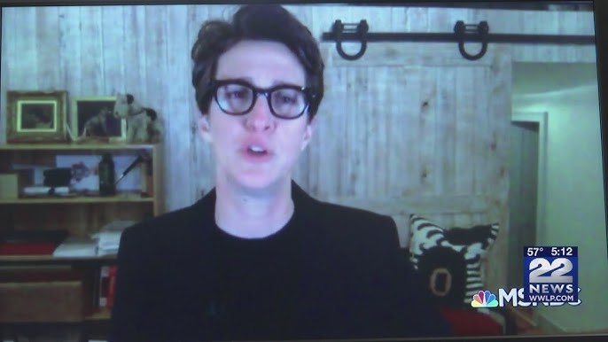 MSNBC host Rachel Maddow's partner contracted COVID-19 - YouTube