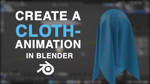 QUICK Cloth Animation/Simulation in Blender!