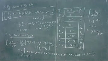 Numerical Integration- Newton Cote