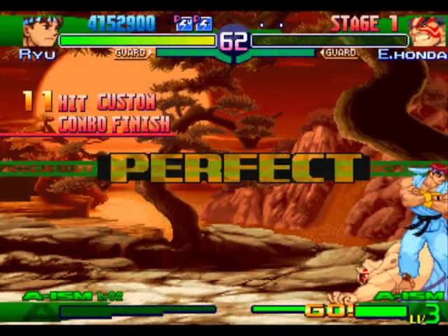 Street Fighter Alpha 3: Ryu Playthrough 