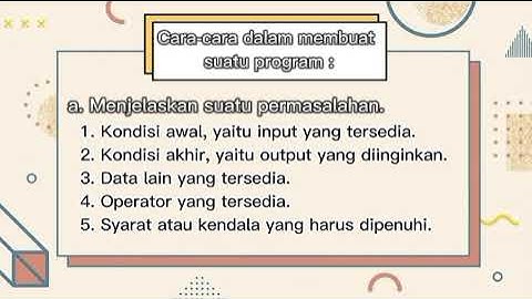 ALGORITMA PEMROGRAMAN|Konsep Dasar Algoritma Pemrograman Dalam Kehidupan Sehari-hari