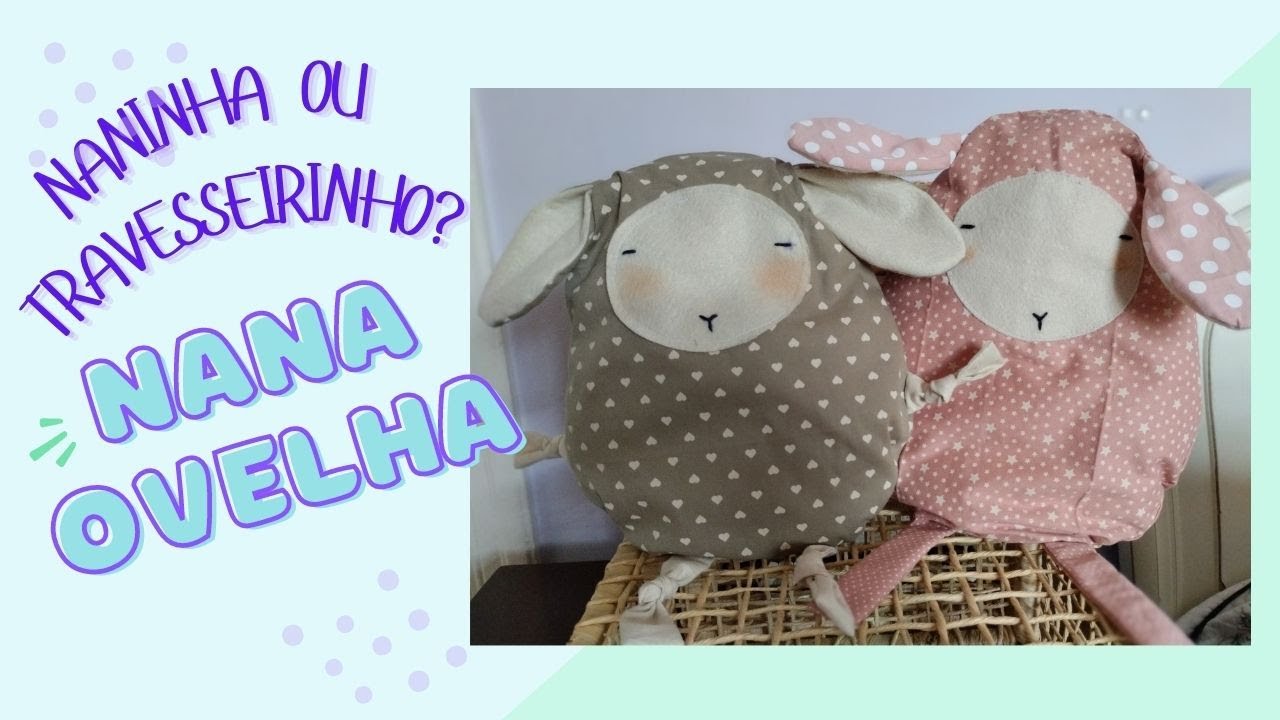 NANINHA OU TRAVESSEIRINHO - MAIS UM MODELO PARA COLEÇÃO!