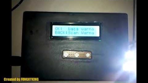 Color Detection using a Color Sensor TC230 with ATMEGA as controller