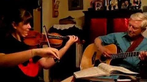 Charlie Russell on guitar and Sarah Leggett on vio...